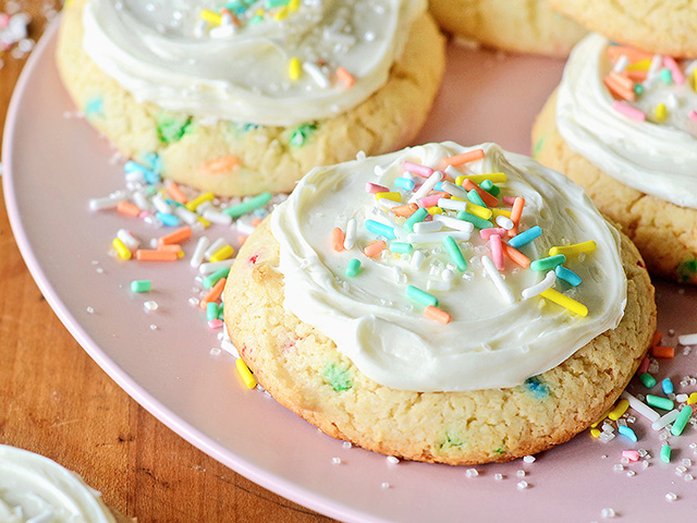 Birthday Cake Cookies, Image by Rachel Johnson